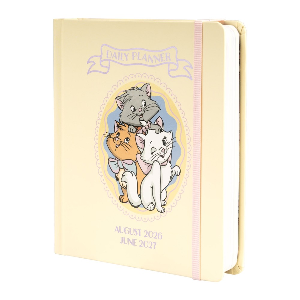 Grupo Erik Disney The Aristocats - 2026/2027 Day Per Page M Casebound 11 Months Academic School Diary - Multicolours